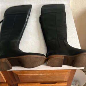 Women's Black Leather Boots